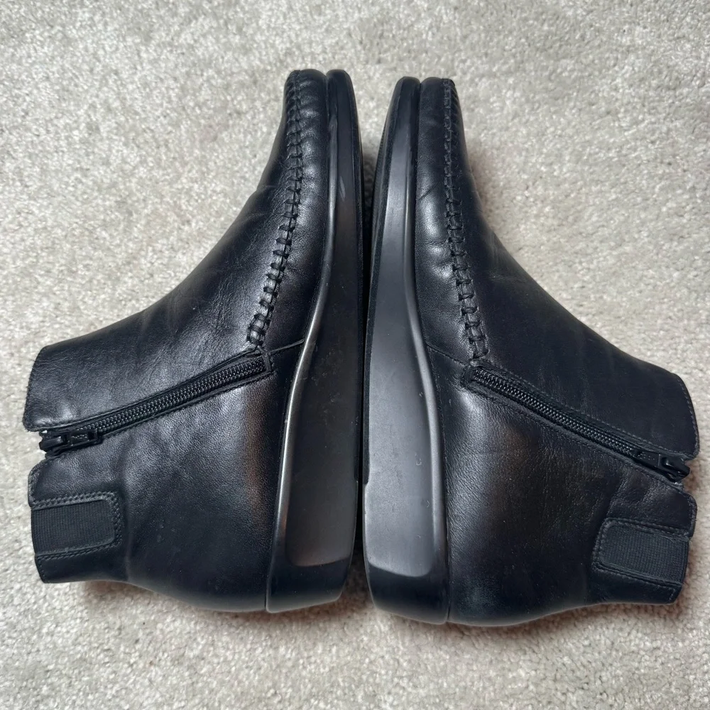 SAS Jade Wedge Ankle Boot Sz 8 M Black - Picture 3 of 11